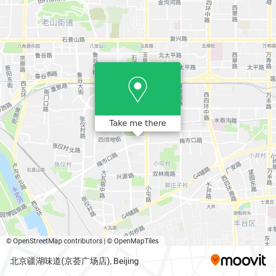 北京疆湖味道(京荟广场店) map