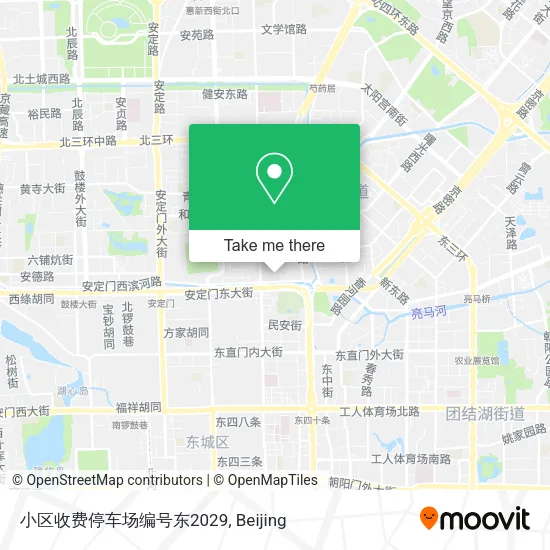 小区收费停车场编号东2029 map