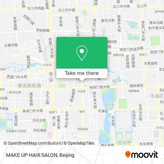 MAKE UP HAIR SALON map