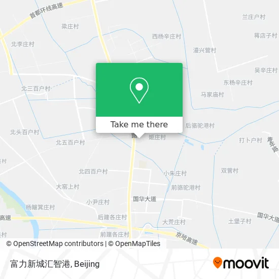 富力新城汇智港 map