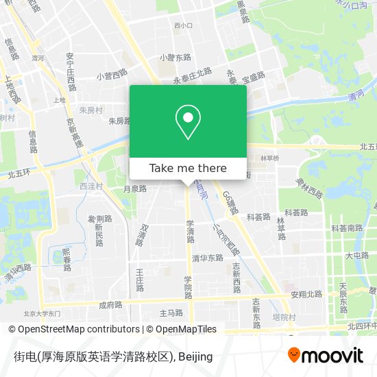 街电(厚海原版英语学清路校区) map