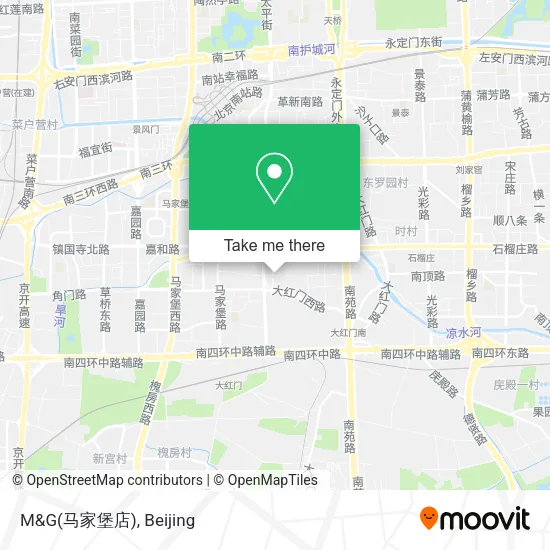 M&G(马家堡店) map
