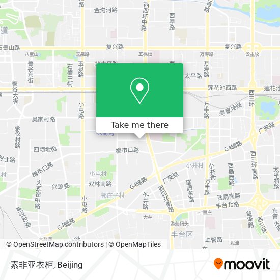 索非亚衣柜 map