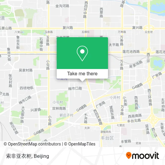 索非亚衣柜 map