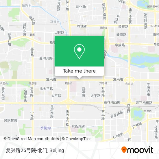 复兴路26号院-北门 map