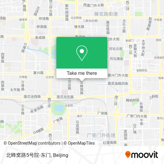 北蜂窝路5号院-东门 map