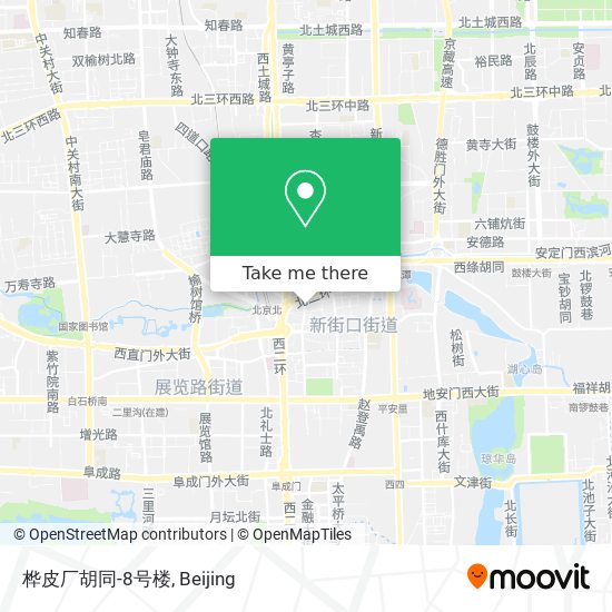桦皮厂胡同-8号楼 map