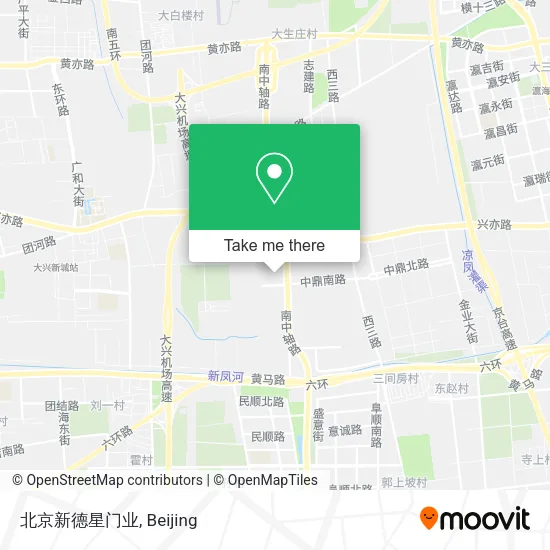 北京新德星门业 map