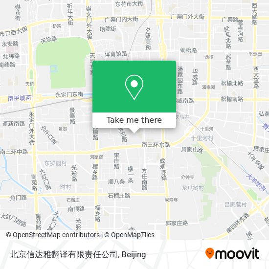 北京信达雅翻译有限责任公司 map