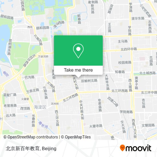 北京新百年教育 map