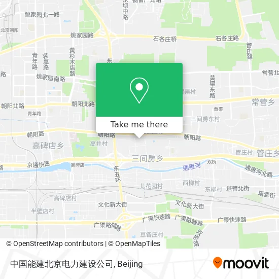 中国能建北京电力建设公司 map