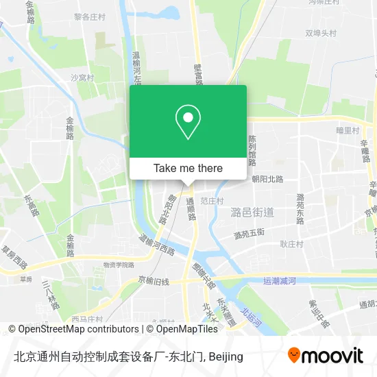 北京通州自动控制成套设备厂-东北门 map