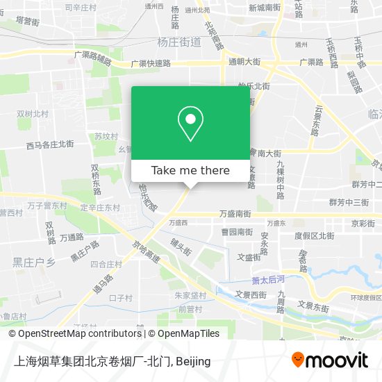 上海烟草集团北京卷烟厂-北门 map
