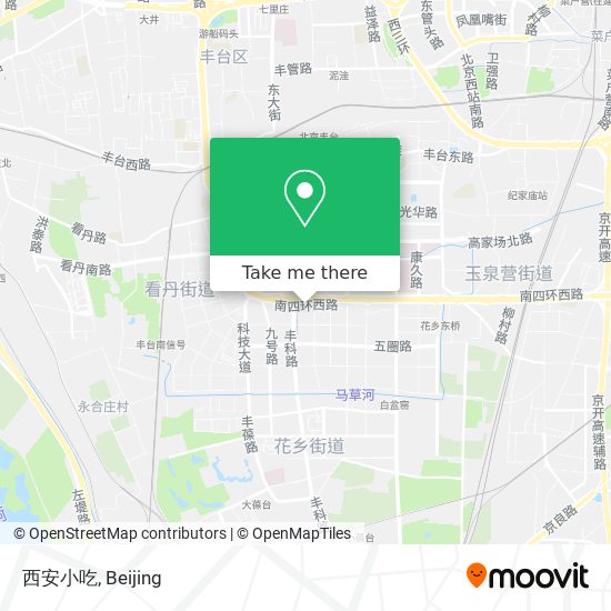 西安小吃 map
