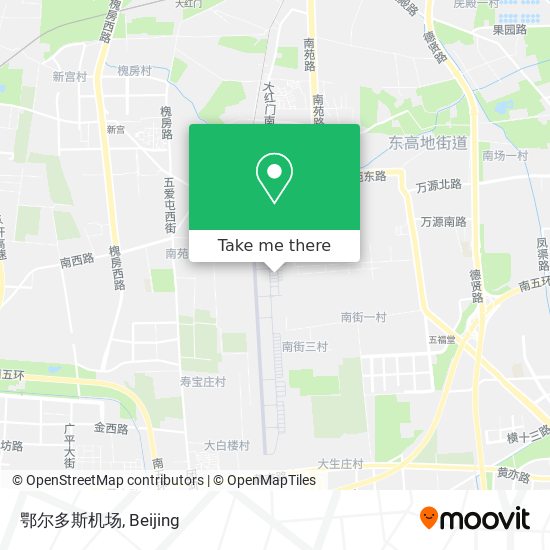 鄂尔多斯机场 map