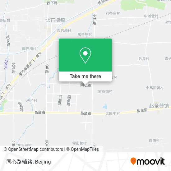 同心路辅路 map