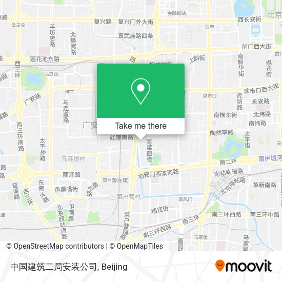 中国建筑二局安装公司 map