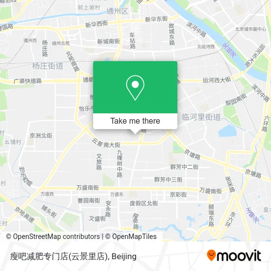 瘦吧减肥专门店(云景里店) map