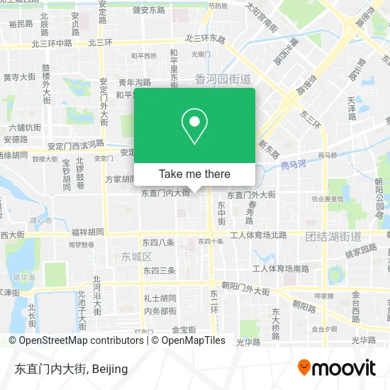 东直门内大街 map