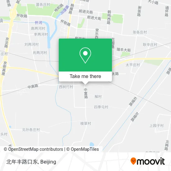 北年丰路口东 map