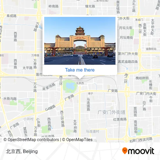 北京西 map