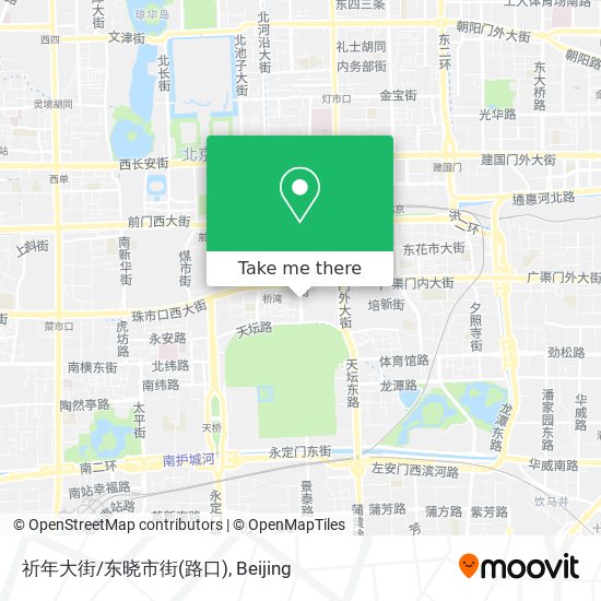 祈年大街/东晓市街(路口) map