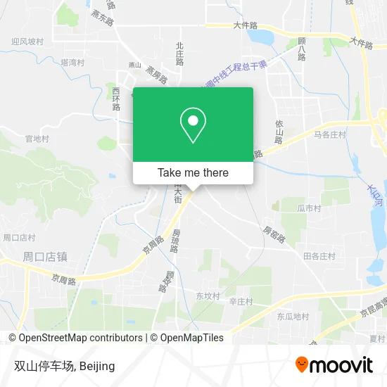 双山停车场 map