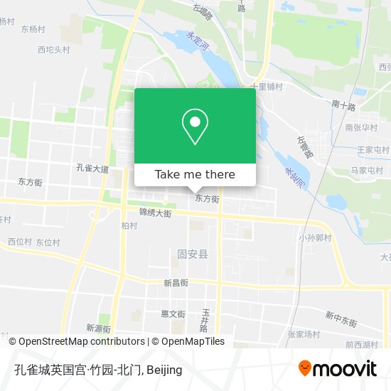 孔雀城英国宫·竹园-北门 map