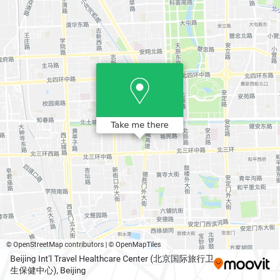 Beijing Int'l Travel Healthcare Center (北京国际旅行卫生保健中心) map