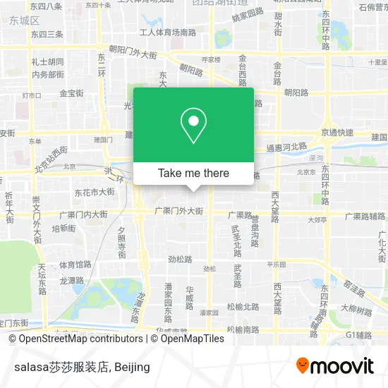 salasa莎莎服装店 map