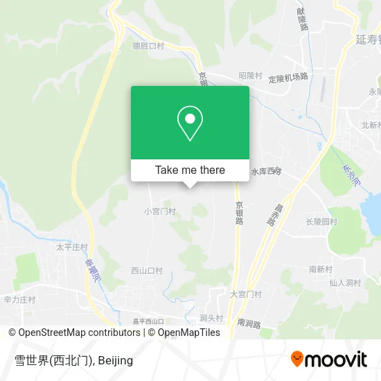 雪世界(西北门) map