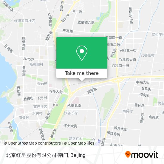 北京红星股份有限公司-南门 map