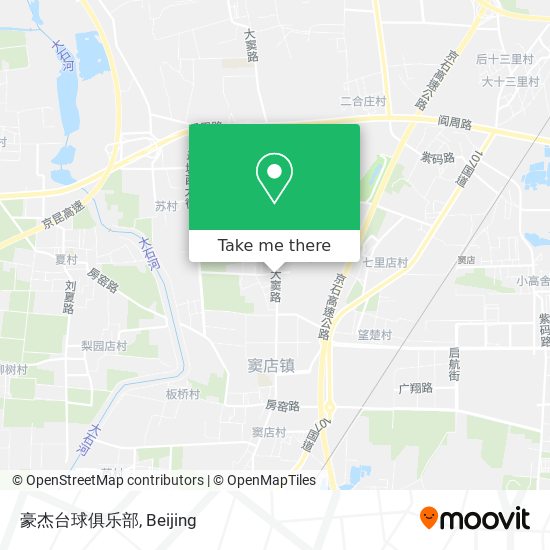 豪杰台球俱乐部 map