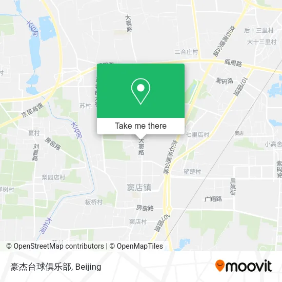 豪杰台球俱乐部 map