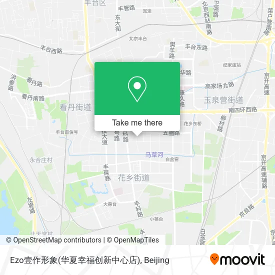 Ezo壹作形象(华夏幸福创新中心店) map