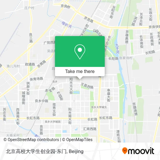 北京高校大学生创业园-东门 map