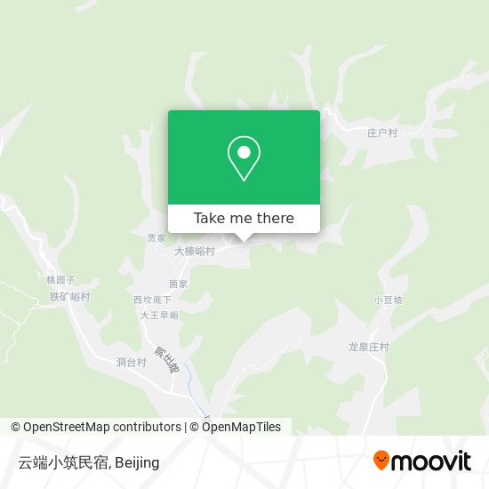 云端小筑民宿 map