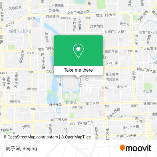 筒子河 map