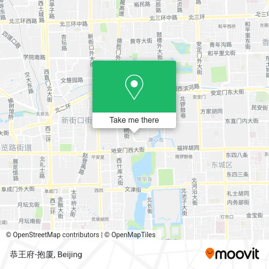 恭王府-抱厦 map