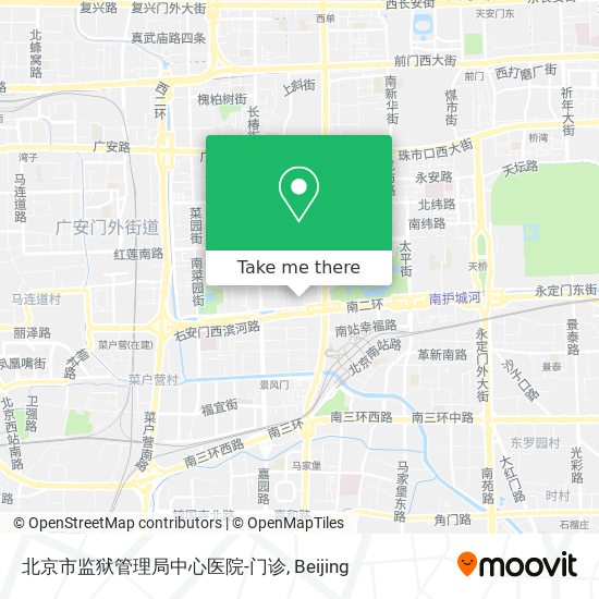 北京市监狱管理局中心医院-门诊 map