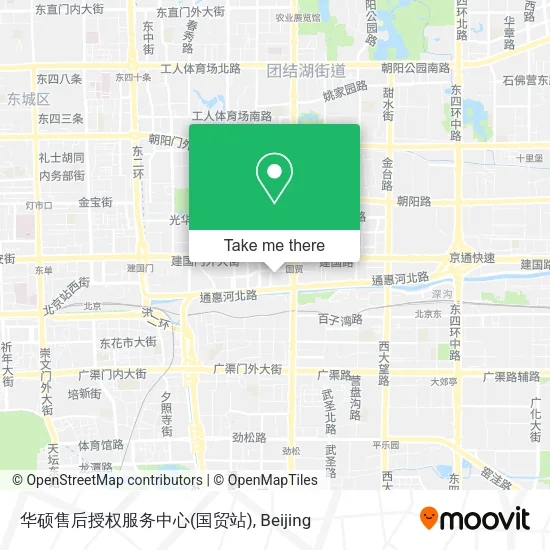 华硕售后授权服务中心(国贸站) map