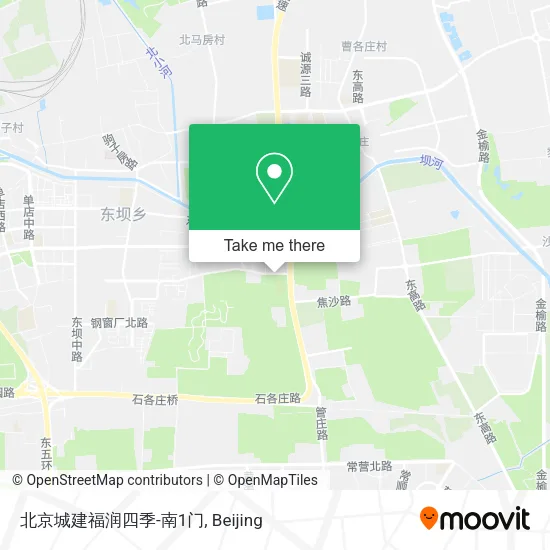 北京城建福润四季-南1门 map