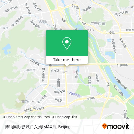 博纳国际影城门头沟IMAX店 map