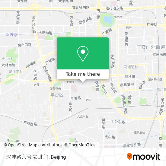 泥洼路六号院-北门 map