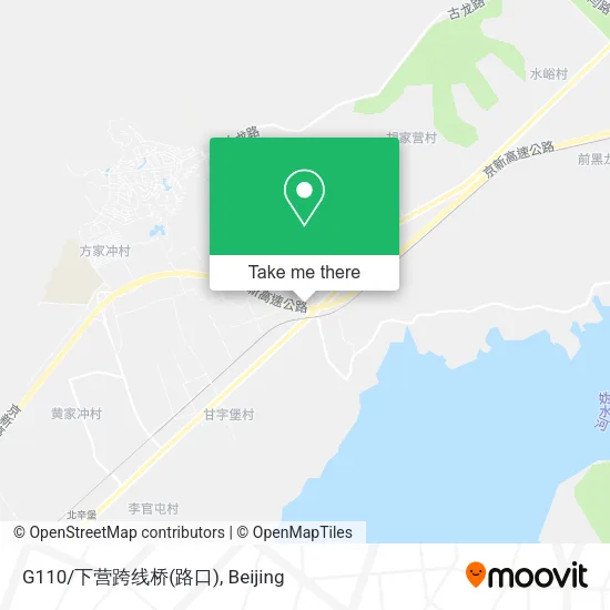 G110/下营跨线桥(路口) map