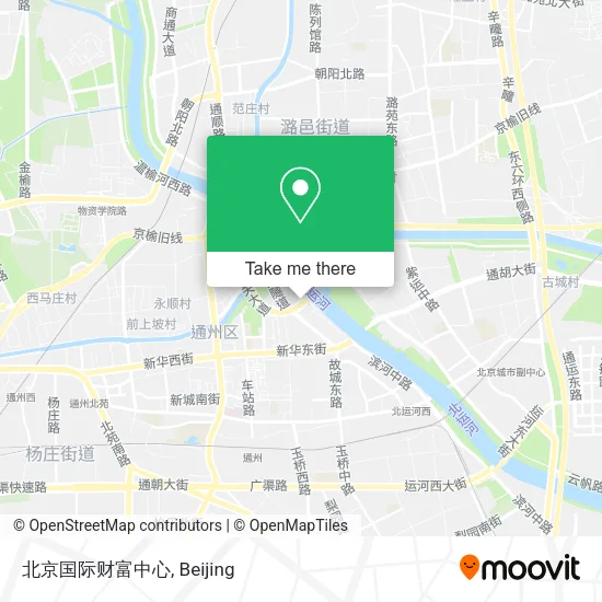 北京国际财富中心 map
