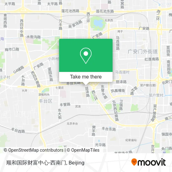 顺和国际财富中心-西南门 map