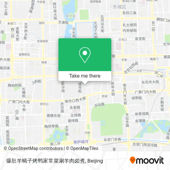 爆肚羊蝎子烤鸭家常菜涮羊肉卤煮 map