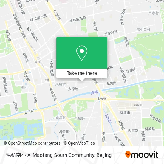 毛纺南小区 Maofang South Community map