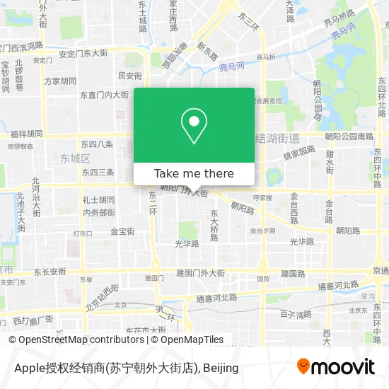 Apple授权经销商(苏宁朝外大街店) map
